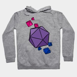 Bi Pride Colors Dice Hoodie